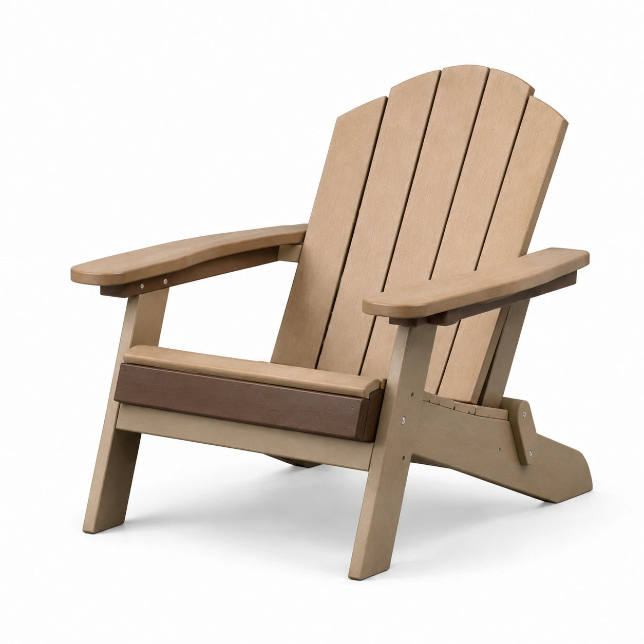 Sedia Adirondack in Legno Composito Marrone