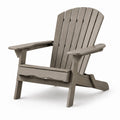 Sedia Adirondack in legno composito marrone 90x75x89 cm